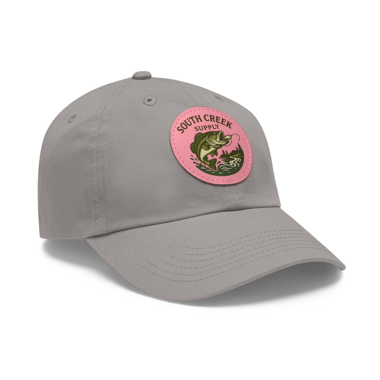 Fishing Leather Patch Hat — "South Creek Supply"